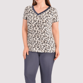 PIŻAMA DAMSKA model: 24080 (2XL, 3XL, 4XL, 5XL)