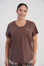 PIŻAMA DAMSKA model: 5100085505A (1XL, 2XL, 3XL, 4XL) - obrazek 3