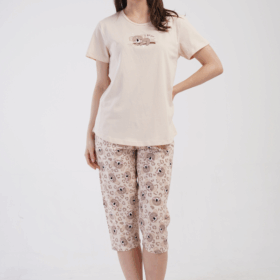 PIŻAMA DAMSKA model: 4101128182 (1XL, 2XL, 3XL, 4XL)