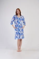 SZLAFROK DAMSKI na suwak model: 4081532247 (1XL, 2XL, 3XL, 4XL) - obrazek 4