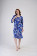 SZLAFROK DAMSKI na suwak model: 4091420663 (1XL, 2XL, 3XL, 4XL) - obrazek 3