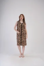 SZLAFROK DAMSKI na suwak model: 4091074962 (S, M, L, XL) - obrazek 3