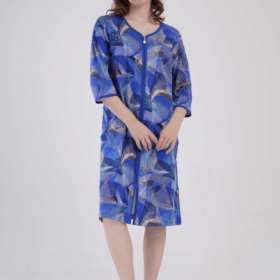 SZLAFROK DAMSKI na suwak model: 4091420663 (1XL, 2XL, 3XL, 4XL)