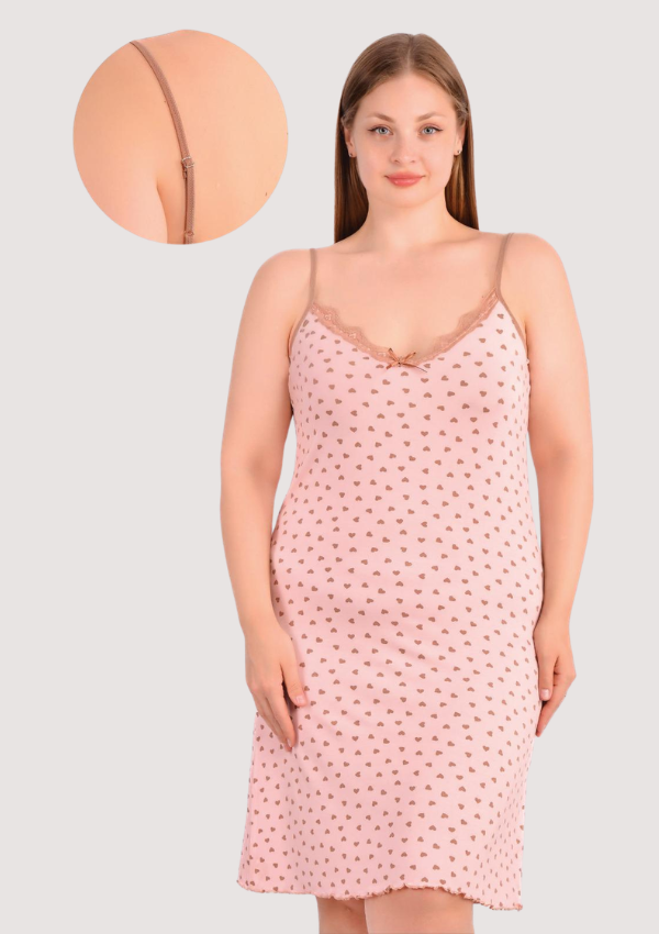 1 KOSZULA NOCNA DAMSKA model: 21124 (2XL, 3XL, 4XL, 5XL) - obrazek 1