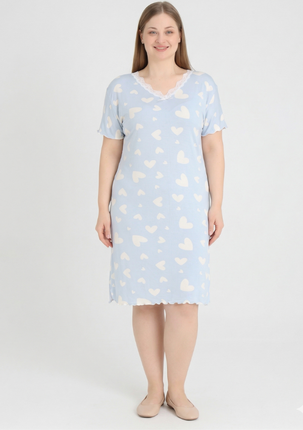 1 KOSZULA NOCNA DAMSKA model: 23194 (2XL, 3XL, 4XL, 5XL) - obrazek 1