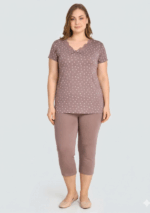 PIŻAMA DAMSKA model: 24093 (2XL, 3XL, 4XL, 5XL)