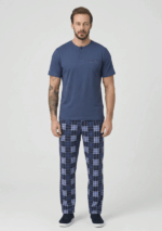 PIŻAMA MĘSKA model: 7949 (S, M, L, XL)