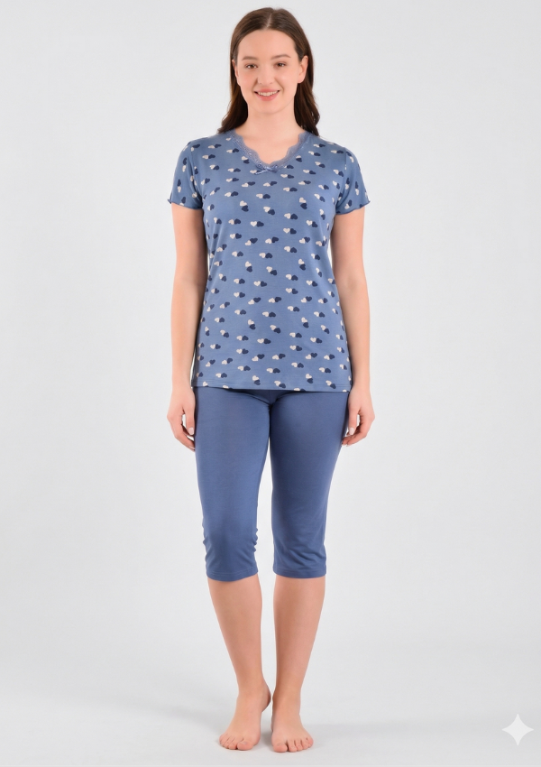 11 PIŻAMA DAMSKA model: 4241 (M, L, XL, 2XL, 3XL) - obrazek 1