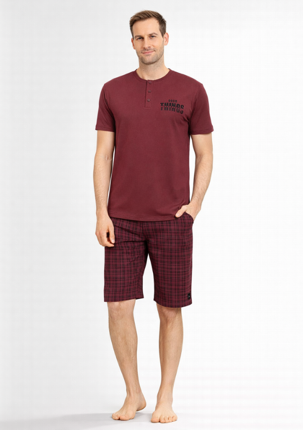 2 PIŻAMA MĘSKA model: 260006 (M, L, XL) - obrazek 1