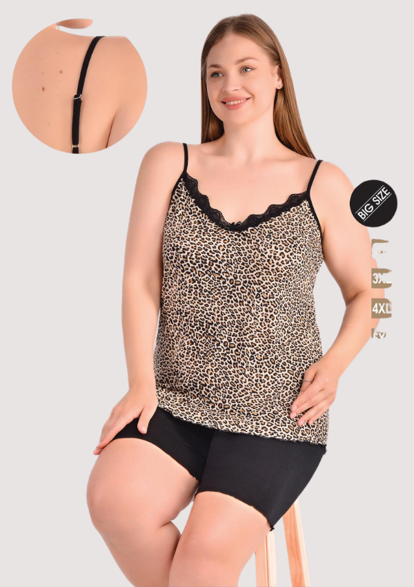 2 PIŻAMA DAMSKA model: 22031 (2XL, 3XL, 4XL, 5XL) - obrazek 1