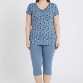 PIŻAMA DAMSKA model: 24094 (2XL, 3XL, 4XL, 5XL)