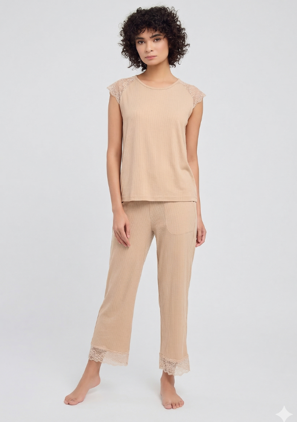 3 PIŻAMA DAMSKA model: 250086 (M, L, XL, XXL) - obrazek 1