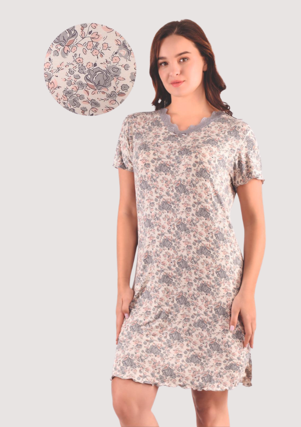 4 KOSZULA NOCNA DAMSKA model: 3318 (M, L, XL, 2XL, 3XL) - obrazek 1