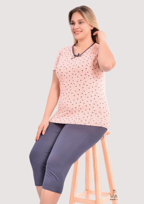 4 PIŻAMA DAMSKA model: 24089 (2XL, 3XL, 4XL, 5XL) - obrazek 1