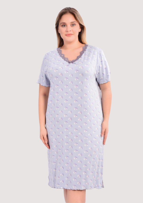 4 KOSZULA NOCNA DAMSKA model: 23192 (2XL, 3XL, 4XL, 5XL) - obrazek 1