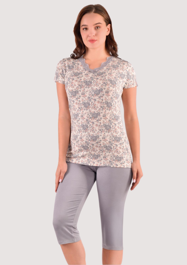 5 PIŻAMA DAMSKA model: 4230 (M, L, XL, 2XL, 3XL) - obrazek 1