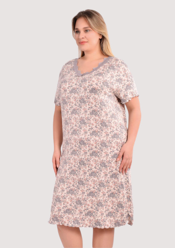 5 KOSZULA NOCNA DAMSKA model: 23190 (2XL, 3XL, 4XL, 5XL) - obrazek 1