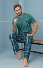 PIŻAMA MĘSKA model: 7970 (S, M, L, XL) - obrazek 3