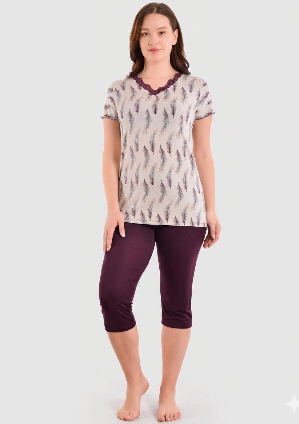 9 PIŻAMA DAMSKA model: 4240 (M, L, XL, 2XL, 3XL) - obrazek 1