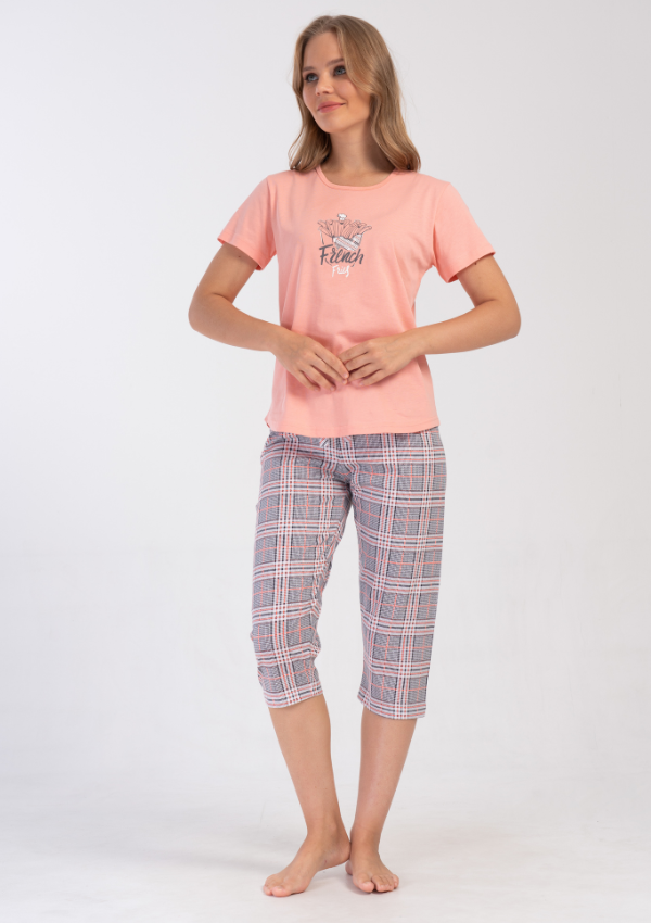 Projekt bez nazwy-1138 PIŻAMA DAMSKA model: 4070862057 (M, L, XL, XXL) - obrazek 1