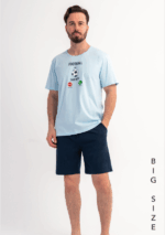 PIŻAMA MĘSKA model: 6010930000 (1XL, 2XL, 3XL, 4XL)