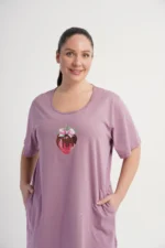 KOSZULA NOCNA DAMSKA model: 6011360000 (1XL, 2XL, 3XL, 4XL) - obrazek 3