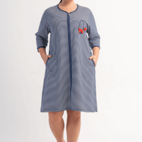 SZLAFROK DAMSKI na suwak model: 6011701913 (1XL, 2XL, 3XL, 4XL)