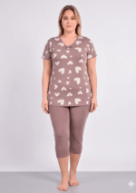 PIŻAMA DAMSKA model: 24091 (2XL, 3XL, 4XL, 5XL)