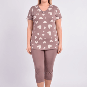 PIŻAMA DAMSKA model: 24091 (2XL, 3XL, 4XL, 5XL)