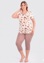PIŻAMA DAMSKA model: 24092 (2XL, 3XL, 4XL, 5XL)
