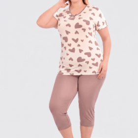 PIŻAMA DAMSKA model: 24092 (2XL, 3XL, 4XL, 5XL)
