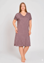 KOSZULA NOCNA DAMSKA model: 23074 (2XL, 3XL, 4XL, 5XL)