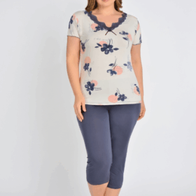 PIŻAMA DAMSKA model: 24065 (2XL, 3XL, 4XL, 5XL)