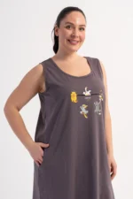 KOSZULA NOCNA DAMSKA model: 6020910000 (5XL, 6XL, 7XL) - obrazek 3