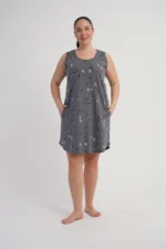 KOSZULA NOCNA DAMSKA model: 6020960531 (5XL, 6XL, 7XL) - obrazek 4