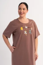 KOSZULA NOCNA DAMSKA model: 6010890000 (1XL, 2XL, 3XL, 4XL) - obrazek 3