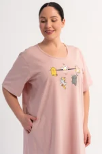 KOSZULA NOCNA DAMSKA model: 6010890000 (1XL, 2XL, 3XL, 4XL) - obrazek 3