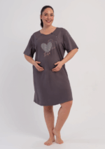 KOSZULA DAMSKA do karmienia model: 6020920000 (1XL, 2XL, 3XL, 4XL)