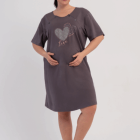 KOSZULA DAMSKA do karmienia model: 6020920000 (1XL, 2XL, 3XL, 4XL)