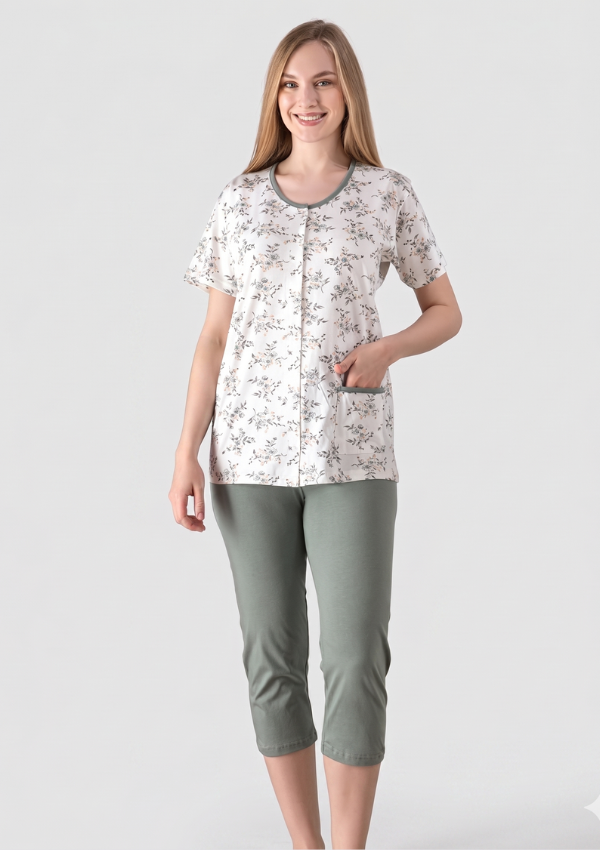 8 PIŻAMA DAMSKA model: 17021 (L, XL, 1XL, 2XL, 3XL) - obrazek 1