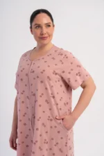 SZLAFROK DAMSKI na suwak model: 6020381799 (1XL, 2XL, 3XL, 4XL) - obrazek 3