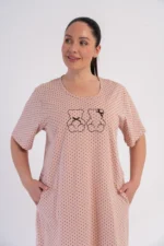 KOSZULA NOCNA DAMSKA model: 6010391077 (1XL, 2XL, 3XL, 4XL) - obrazek 3