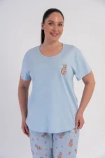 PIŻAMA DAMSKA model: 6020677340 (1XL, 2XL, 3XL, 4XL) - obrazek 3