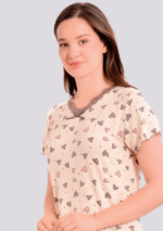 KOSZULA NOCNA DAMSKA model: 3340 (M, L, XL, 2XL, 3XL) - obrazek 3