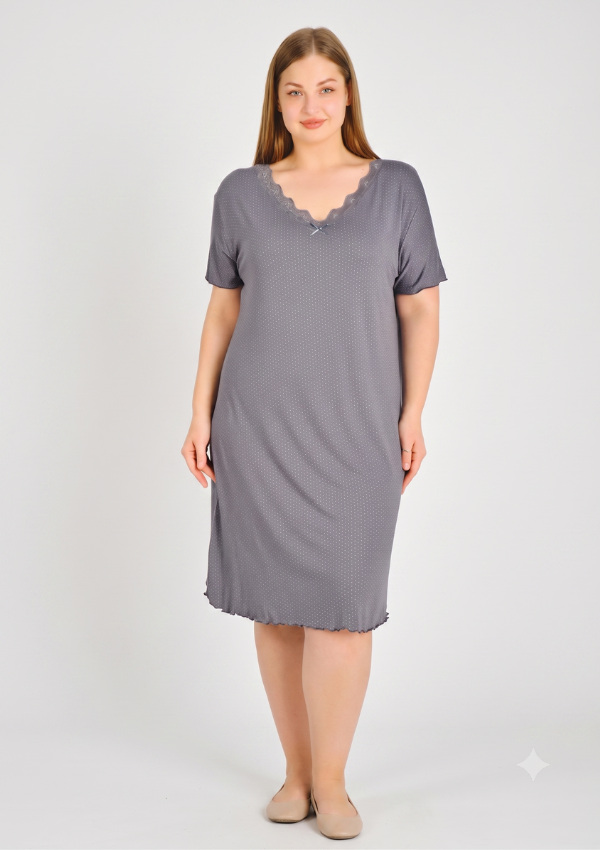 12 KOSZULA NOCNA DAMSKA model: 23045 (2XL, 3XL, 4XL, 5XL) - obrazek 1