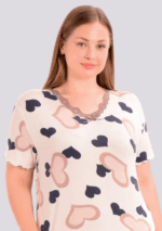 KOSZULA NOCNA DAMSKA model: 23208 (2XL, 3XL, 4XL, 5XL) - obrazek 3