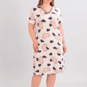 KOSZULA NOCNA DAMSKA model: 23208 (2XL, 3XL, 4XL, 5XL)