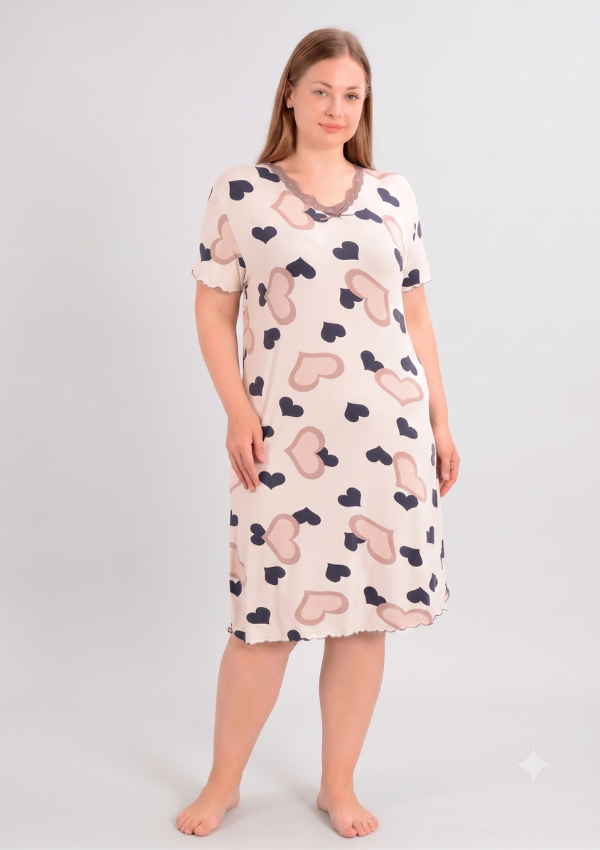 14 KOSZULA NOCNA DAMSKA model: 23208 (2XL, 3XL, 4XL, 5XL) - obrazek 1