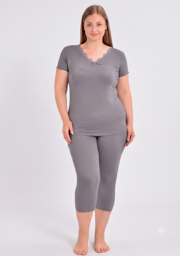 2 PIŻAMA DAMSKA model: 24102 (2XL, 3XL, 4XL, 5XL) - obrazek 1