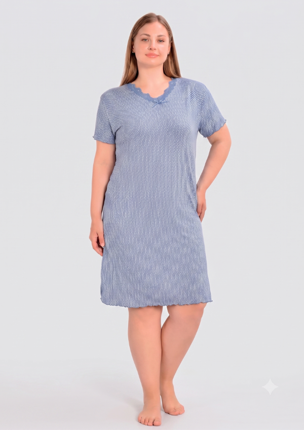 2 KOSZULA NOCNA DAMSKA model: 23200 (2XL, 3XL, 4XL, 5XL) - obrazek 1